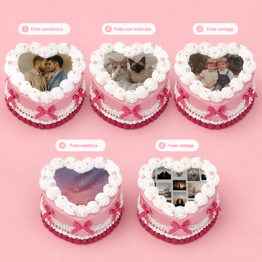 ⋆˚✿˖° Tarta Joyero - Imagen Personalizado