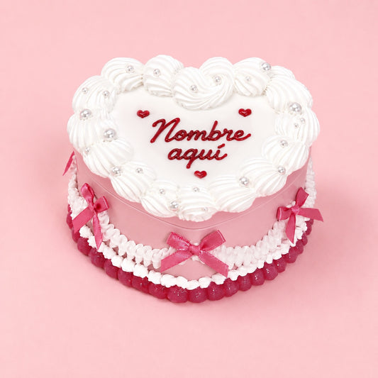 ⋆˚✿˖° Tarta Joyero - Nombre Personalizado