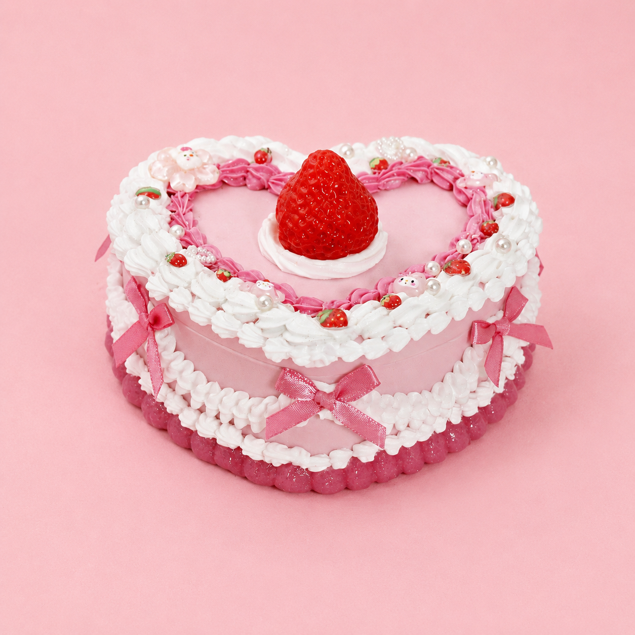 ⋆˚✿˖° Tarta Joyero - Fresa