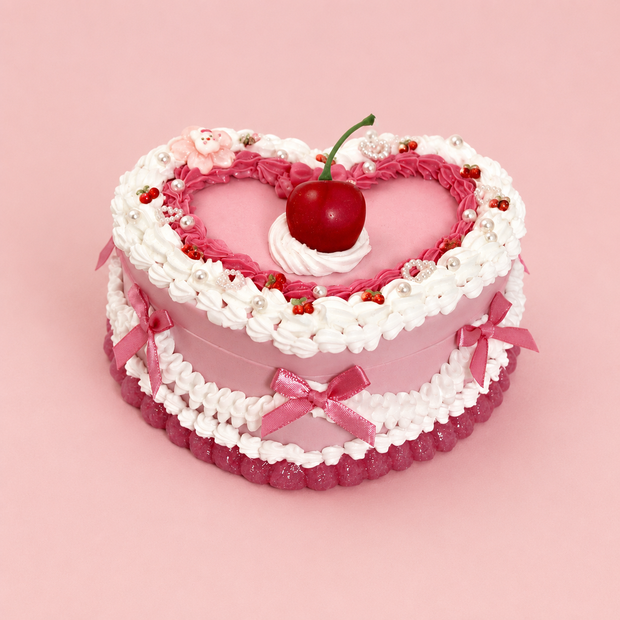 ⋆˚✿˖° Tarta Joyero - Cereza